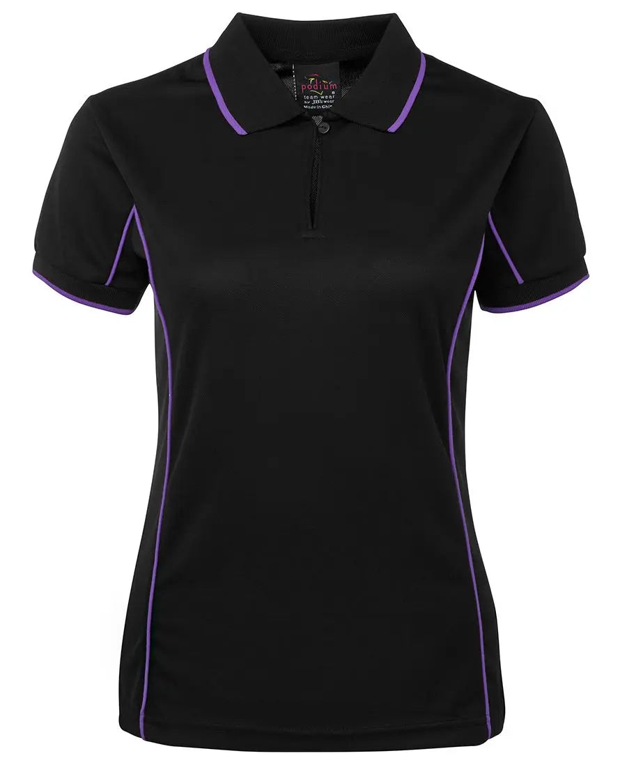 JB'S Podium Women’s Piping Work Polo Shirt 7LPI Metro Workwear