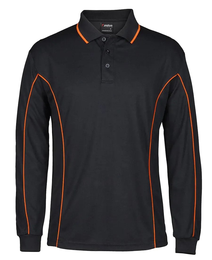 JB'S Long Sleeve Piping Polo Shirt 7PIPL