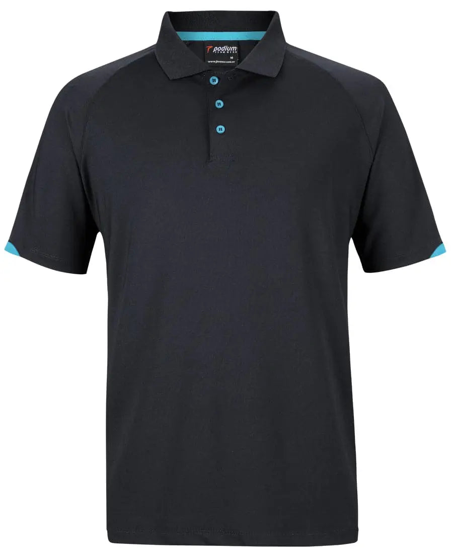 JB'S Podium Contrast Stretch Polo Shirt 7STC Metro Workwear.