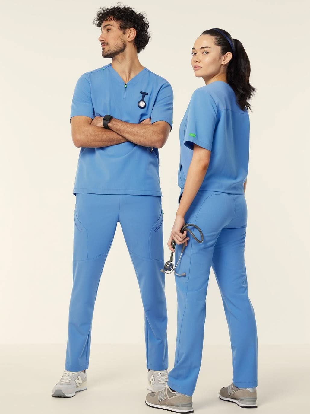NNT Unisex Drew Slim Fit Nurse Scrub Pants CATQ54 Metro Workwear.