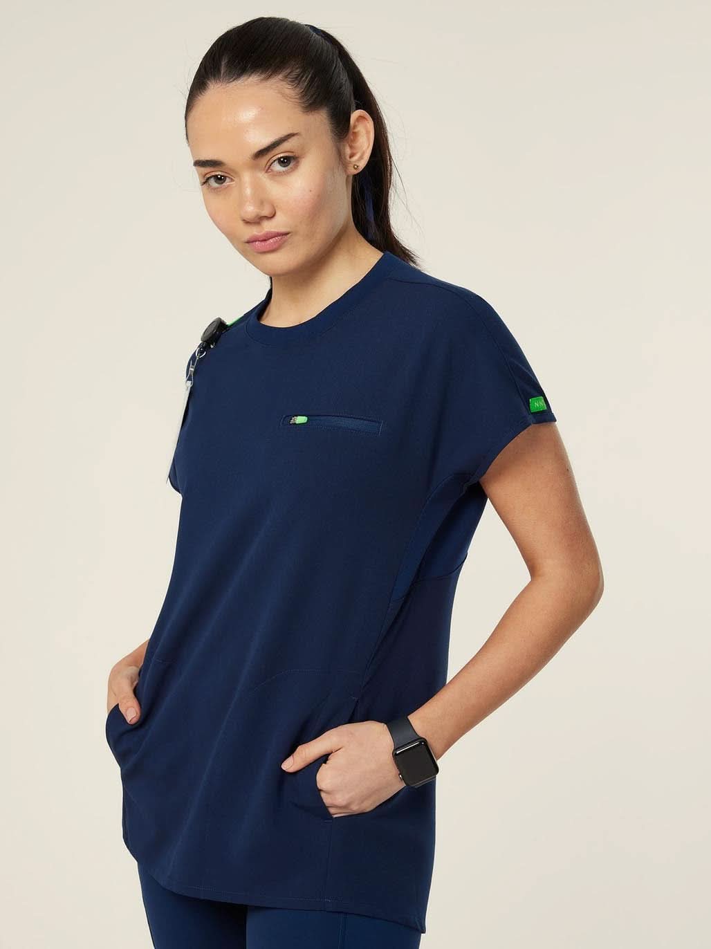 NNT Women's Crew Neck Scrub Top CATUY7 Metro Workwear.