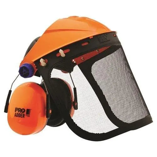 Pro Choice Assembled Browguard + Mesh Visor + Adder Earmuff - BGVMADD Metro Workwear.