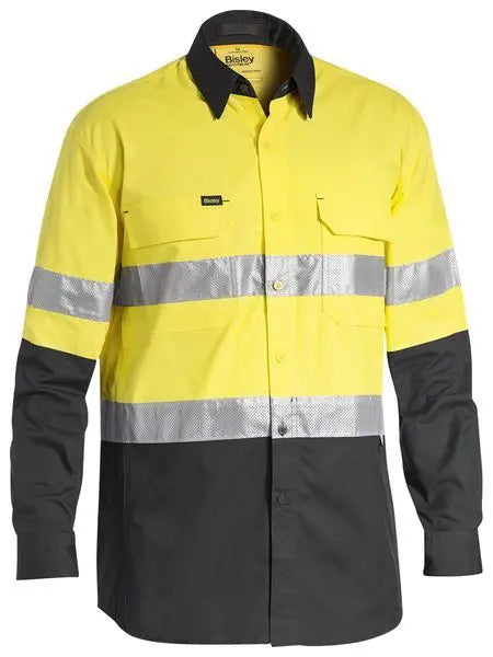 Bisley Workwear 3m Taped X Airflow™ Ripstop Hi Vis Long Sleeve Shirt BS6415T Metro Workwear.