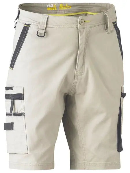 Bisley Workwear Flex & Move™ Stretch Utility Cargo Short BSHC1330 Metro Workwear.