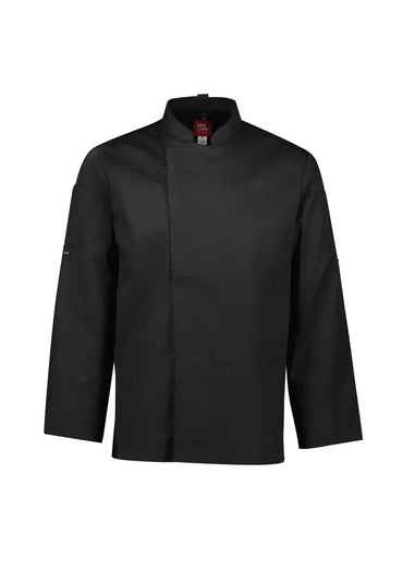 Biz Collection Men's Alfresco Long Sleeve Chef Jacket CH330ML Metro Workwear.
