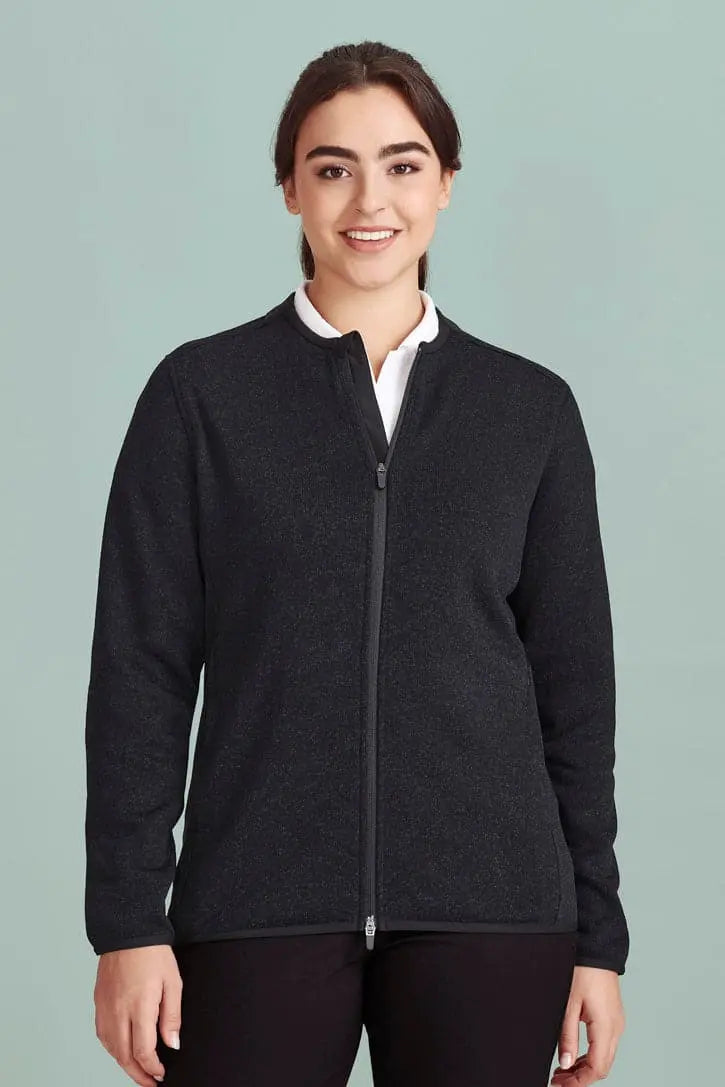 Biz Care Nova Womens Knit Jacket CO342LJ Metro Workwear.