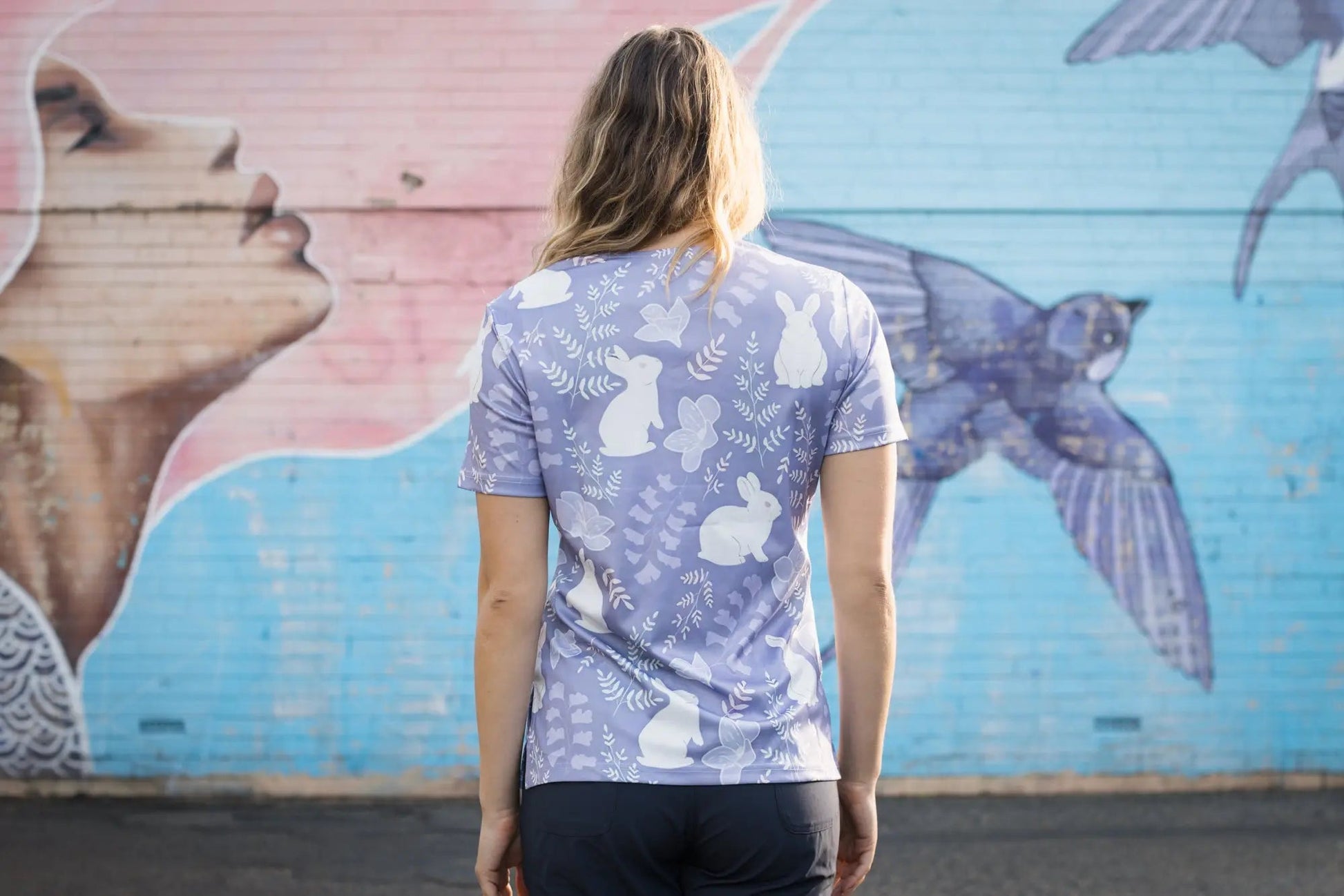 Softies Women's Bunny Bun Slim Fit Fun Scrub Top BBOT01  Simply Scrubs Australia