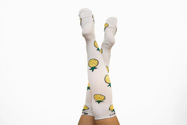 Softies Women's Fashion Pineapples Nursing Socks PIS01 Metro Workwear.