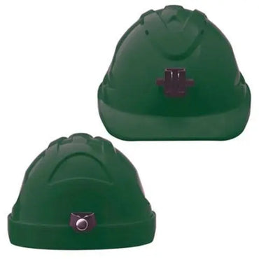 Pro Choice Hard Hat (V9) - Unvented, 6 Point Push-lock Harness C/w Lamp Bracket - HH9LB Metro Workwear.