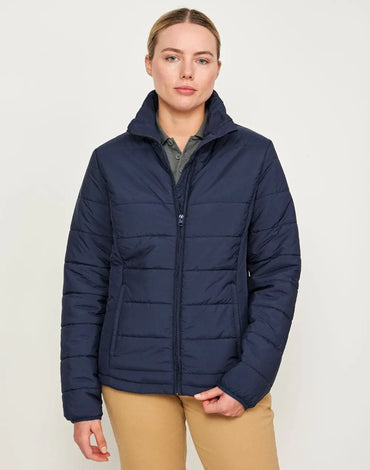 Winning Spirit Ladie's Sustainable Insulated Puffer Jacke JK60 Metro Workwear.