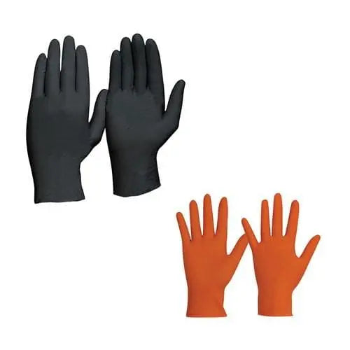 Pro Choice Black H/duty Powder Free - Box Of 100 Gloves - MDNPFHD Metro Workwear.