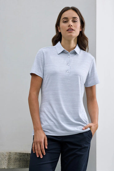 Biz Collection Women's Orbit Polo Shirt P410LS Metro Workwear.