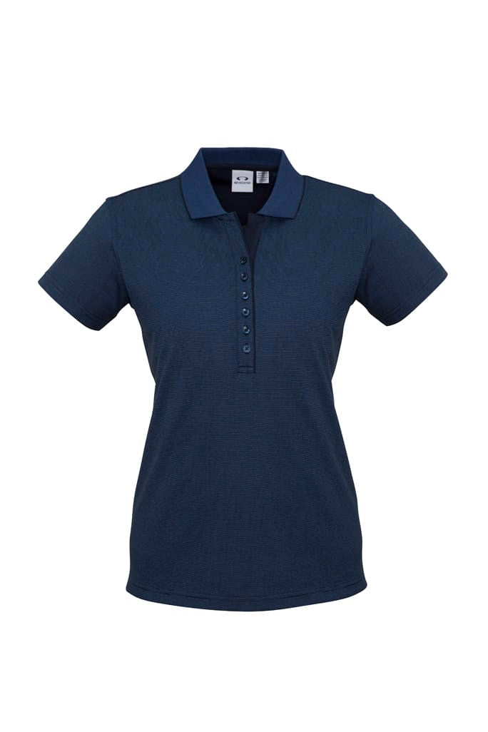 Biz Collection Women’s Shadow Polo Shirt P501LS