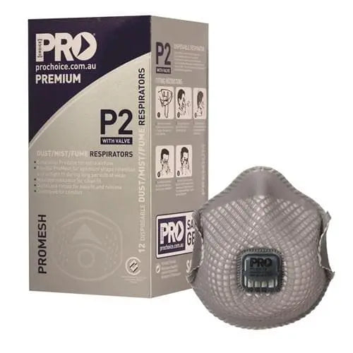 Pro Choice Pro-mesh Respirator P2, With Valve - PC822 Metro Workwear.