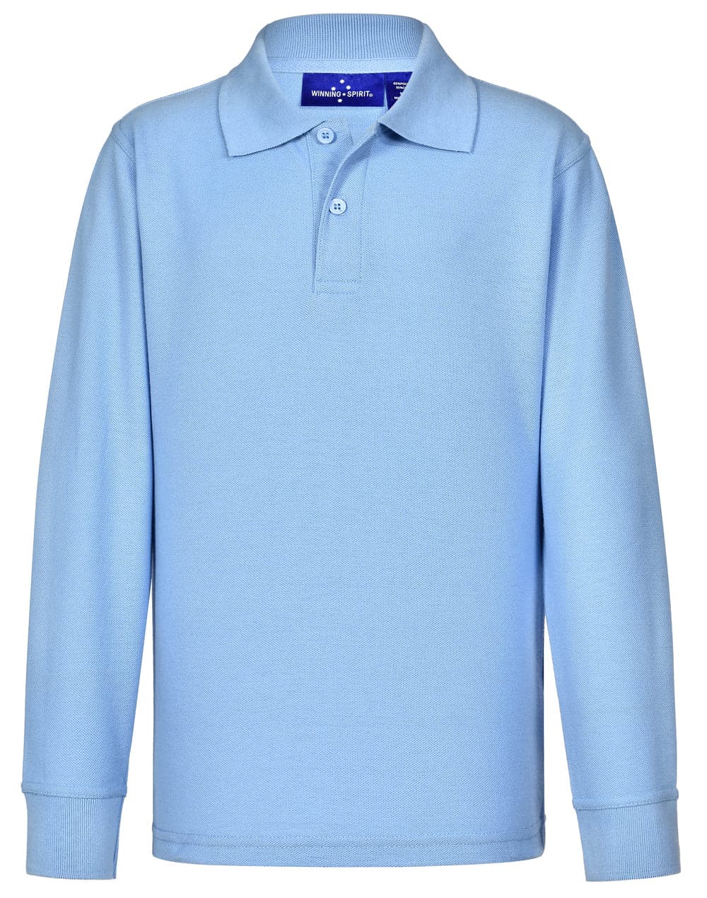 Kids Poly/Cotton Pique Long Sleeve Polo PS12K Metro Workwear.