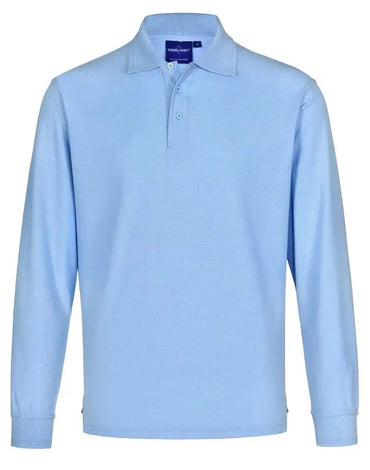 Winning Spirit Traditional Poly/Cotton Unisex Long Sleeve Polo Shirt PS12