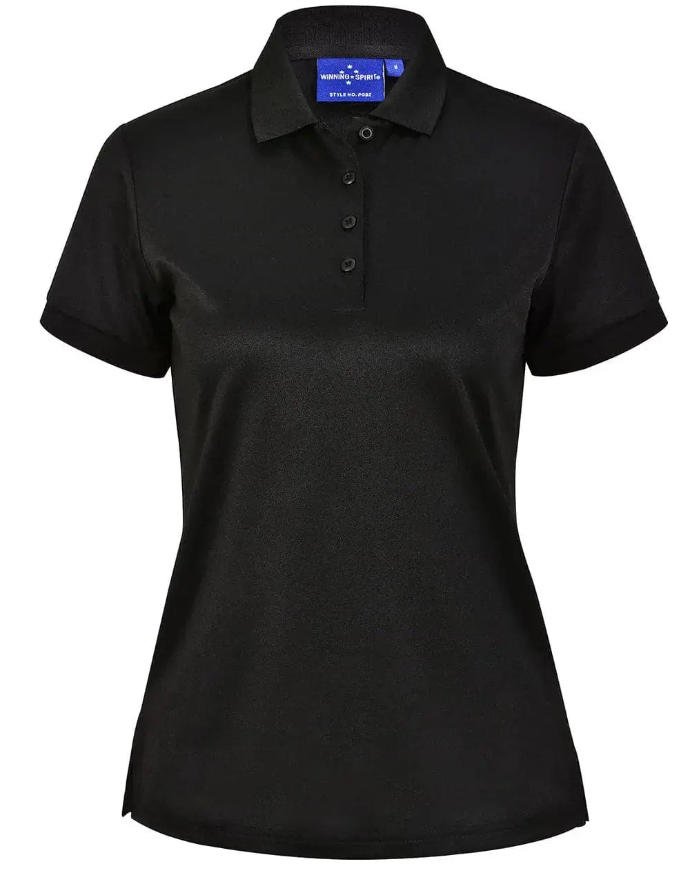 Winning Spirit Ladie's Sustainable Poly/Cotton Corporate Polo PS92 Casual Wear Winning Spirit Black 8