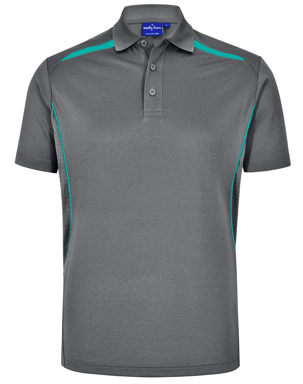 Winning Spirit Men's Sustainable Poly-Cotton Contrast Polo PS93 Metro Workwear.