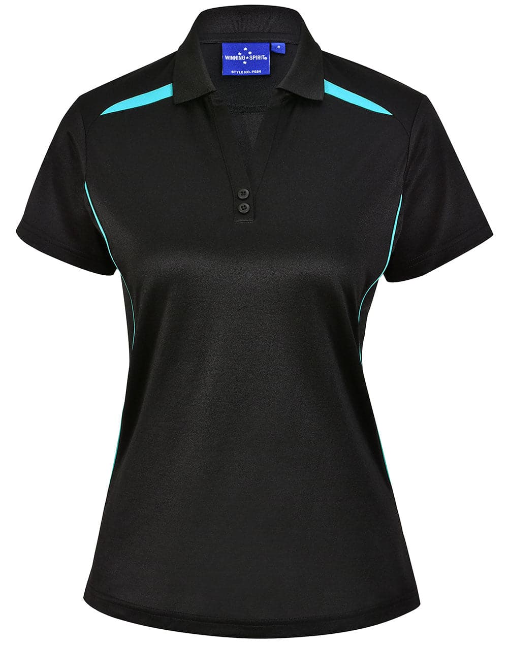 Winning Spirit Women's Sustainable Poly-Cotton Contrast Polo PS94 Metro Workwear.
