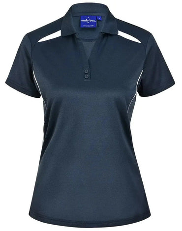 Winning Spirit Women's Sustainable Poly-Cotton Contrast Polo PS94