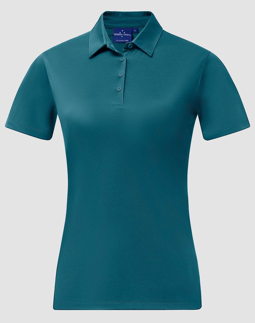 Women's Sustainable Jacquard Knit Polo Shirt PS96 Metro Workwear.