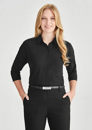 Biz Collection Dahlia 3/4 Sleeve Blouse RB366LT Metro Workwear.