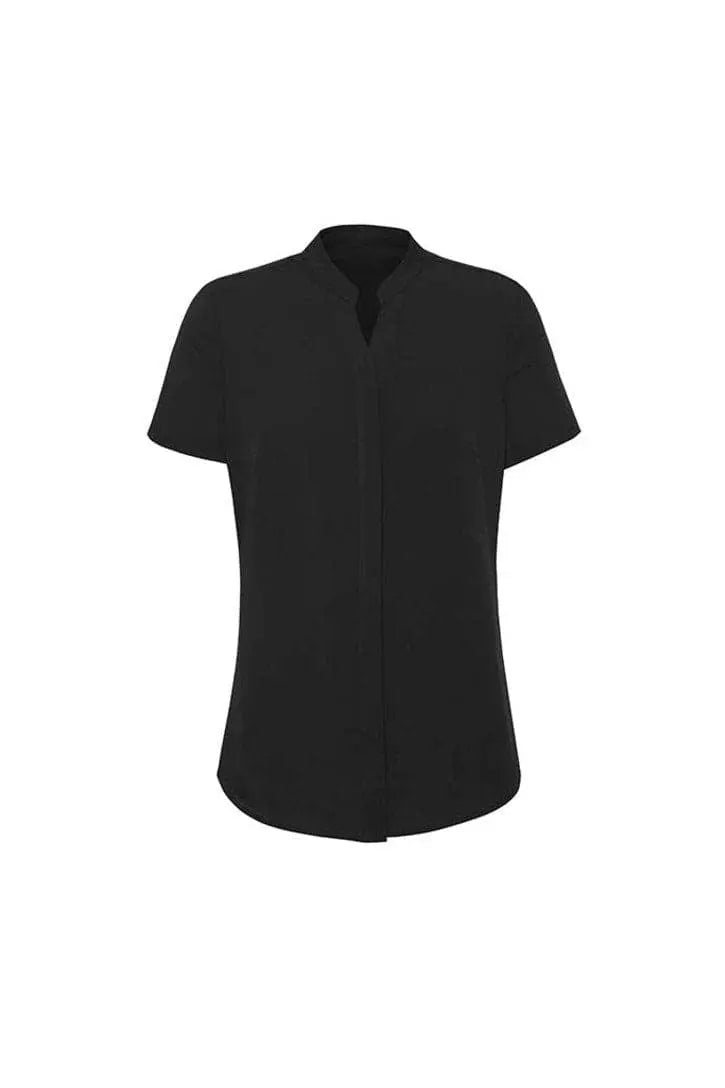 Biz Corporates Juliette Short Sleeve Blouse RB977LS Metro Workwear.