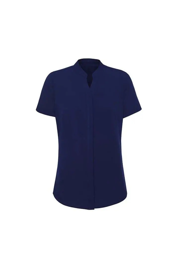 Biz Corporates Juliette Short Sleeve Blouse RB977LS Metro Workwear.