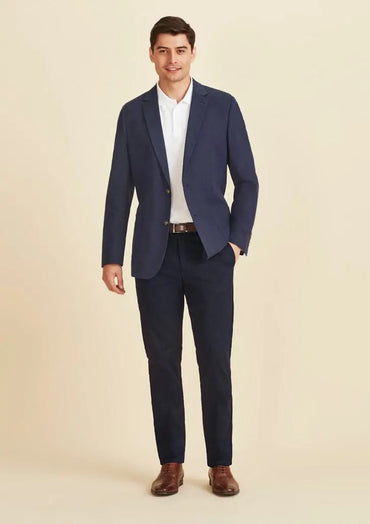 Biz Corporates Men's Traveller Modern Stretch Chino Pants RGP264M Metro Workwear.