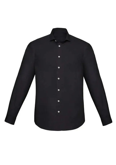 Biz Corporates Charlie Mens Slim Fit L/S Shirt RS969ML - Flash Uniforms