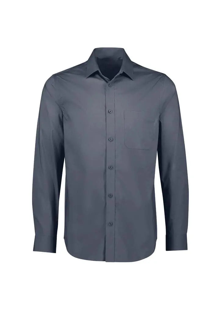 Biz Collection Men's Mason Tailored Shirt S335ML Metro Workwear.