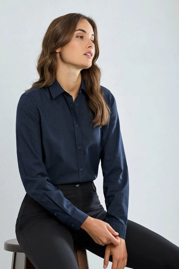 Biz Collection Women's Soul Long Sleeve Shirt S421LL Metro Workwear.