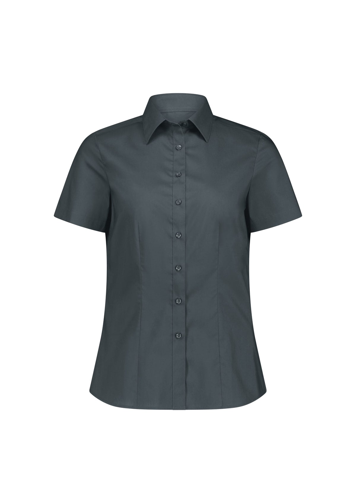 Biz Collection Women’s Fitzroy Short Sleeve Shirt S635W Slate / 6
