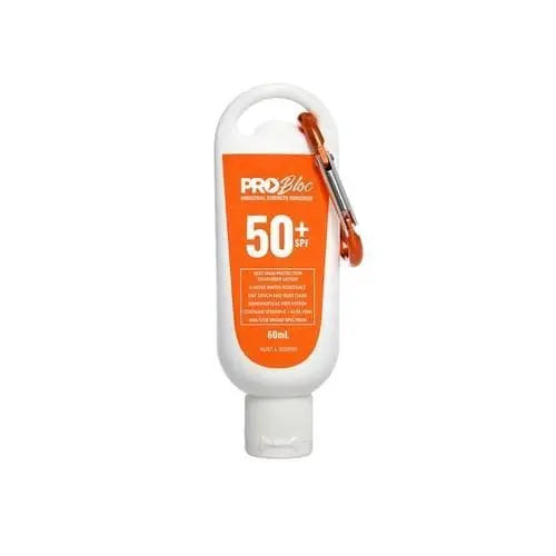 Pro Choice Pro-bloc 50+ Sunscreen With Carabiner Clip X12 - SS60C-50 Metro Workwear.