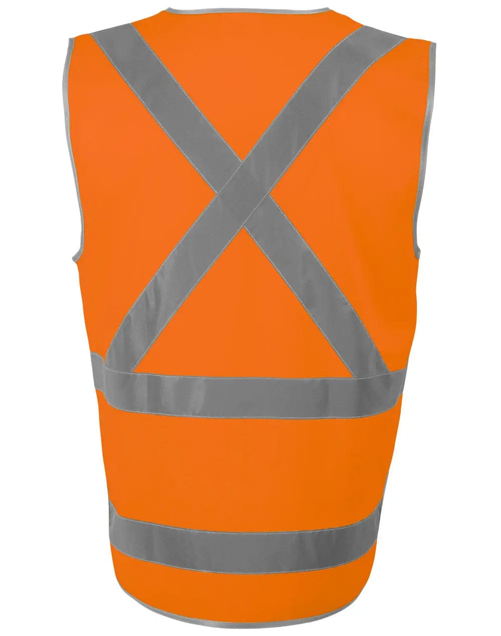 Hi Vis Safety Vest-X Back with Tail SW72