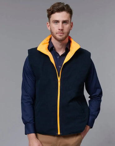 VIC Rail Hi Vis Reversible Safety Unisex Vest SW76