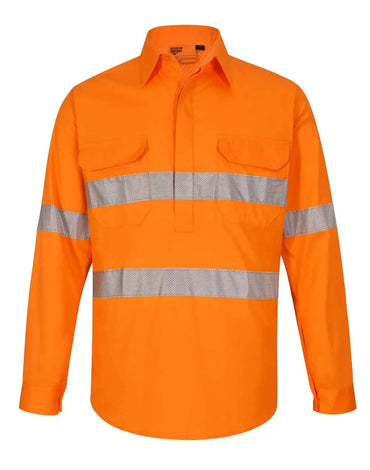 Unisex Hi-Vis Cool Breeze Closed Front Perforated Taped Shirt SW87