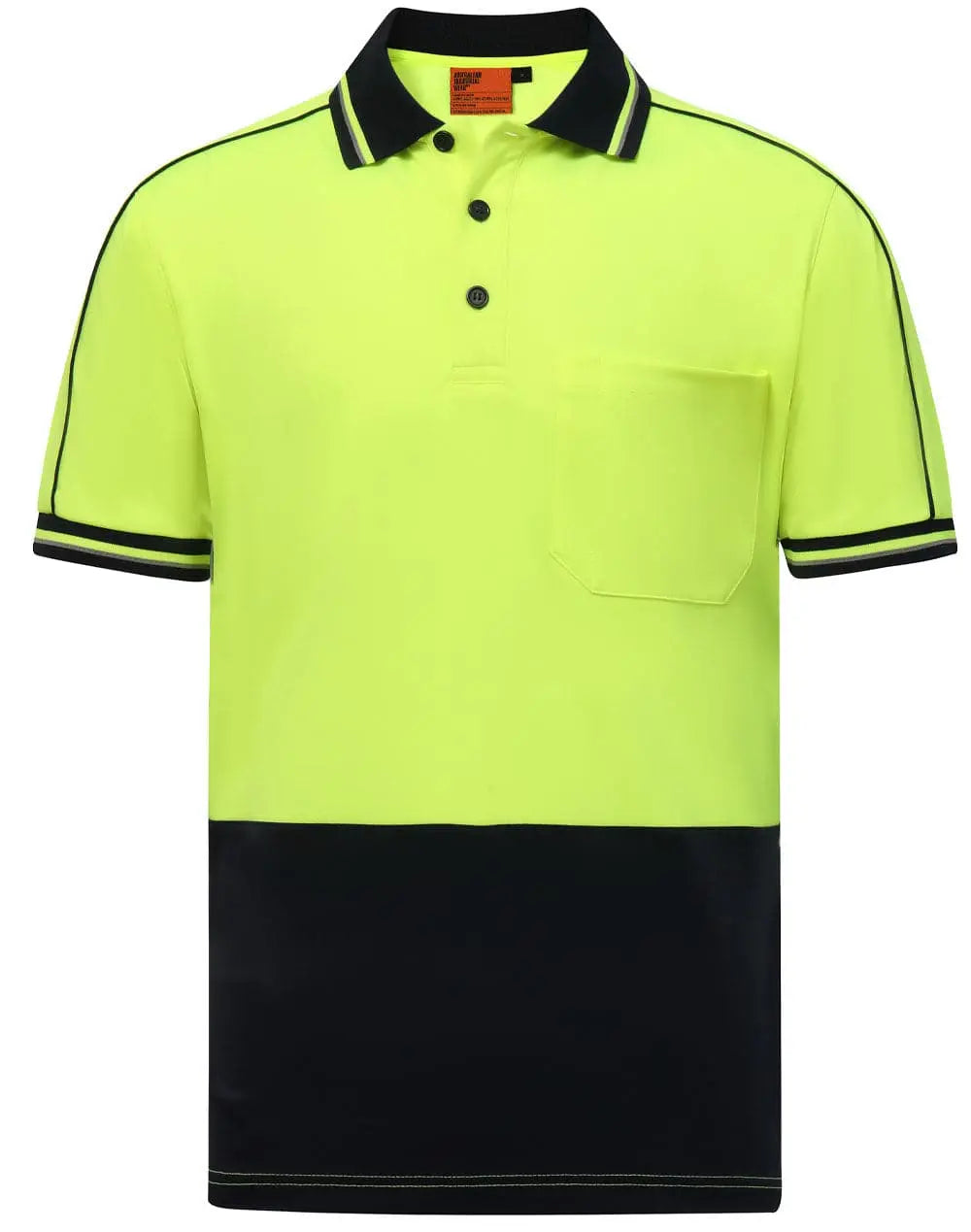 Unisex Hi Vis Sustainable Cool Breeze Safety Polo Shirt SW89 Metro Workwear.