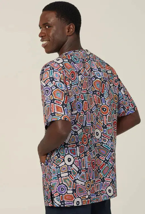 Water Dreaming Unisex Indigenous Scrub Top CATRG9