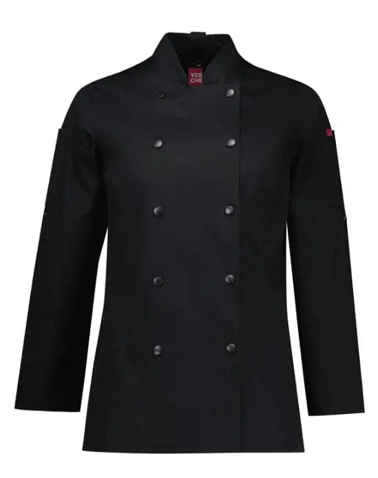 Biz Collection Women's Gusto Long Sleeve Chef Jacket CH430LL Metro Workwear.