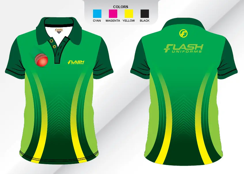 Custom Sublimated Cricket Polo Shirt SP31 Metro Workwear.