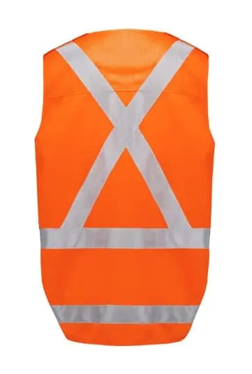 SYZMIK Unisex Hi Vis NSW Rail Vest ZV697 Metro Workwear.