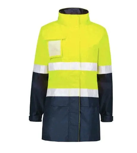 Syzmik Workwear Women's Hi Vis Ultralite Waterproof Jacket ZJ757 Metro Workwear.