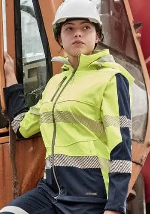 Syzmik Workwear Women's Streetworx 2 In 1 Stretch Softshell Jacket ZJ753 Metro Workwear.