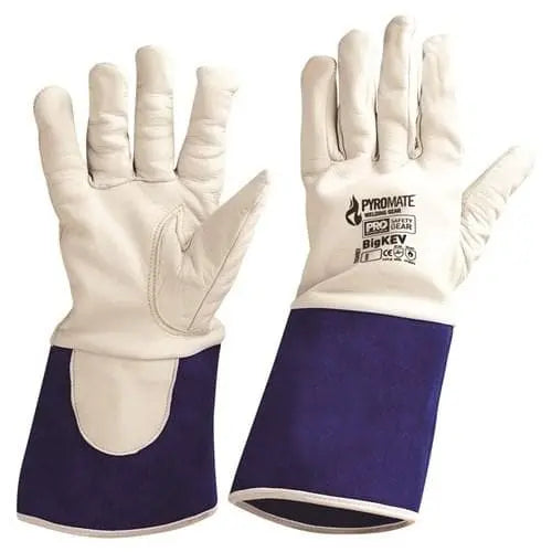 Pro Choice Premium Goatskin Welders With Kevlar Fine-lining Gloves - TIGWKEV(SIZE) Metro Workwear.