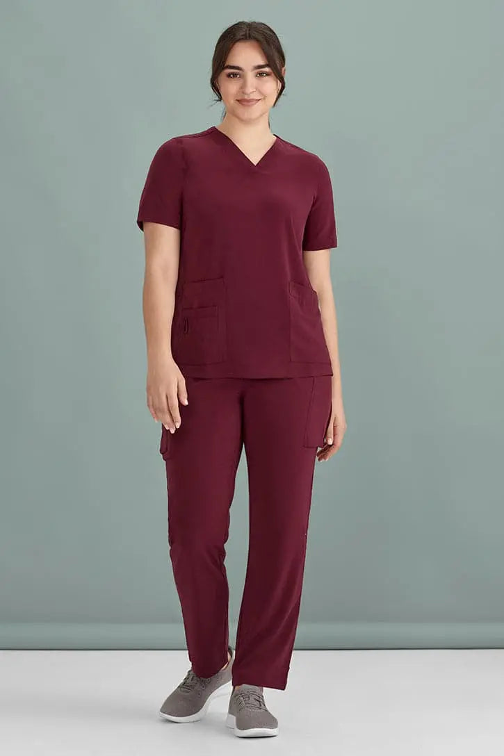 Biz Care Womens Avery Straight Leg Scrub Pant CSP944LL Metro Workwear.