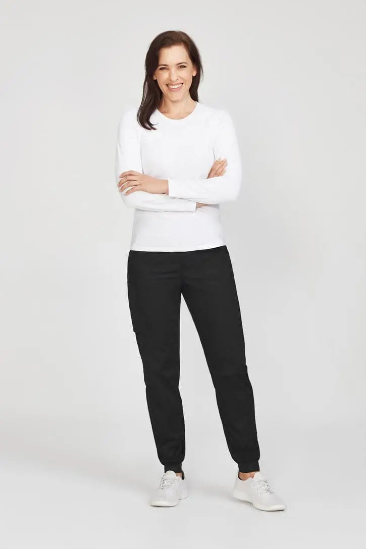 Biz Care Women's Long Sleeve Nurse Under Scrub CT247LL Metro Workwear.