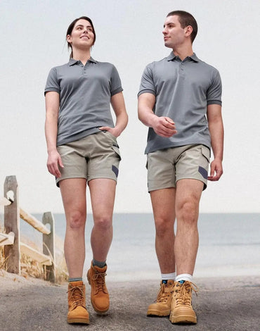 Unisex Cotton Stretch Drill Cuffed Work Shorts WP29