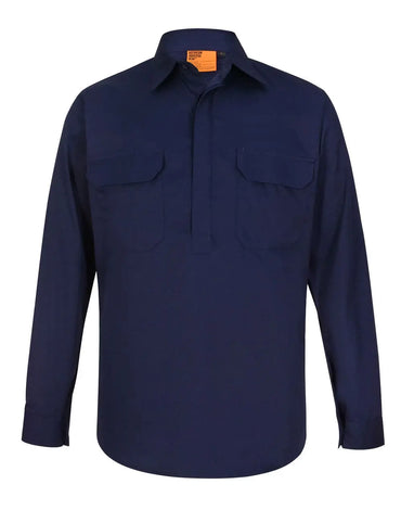 Unisex Cool Breeze Closed Front Work Shirt WT12 Metro Workwear.