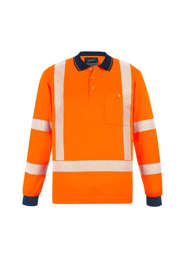 NSW Rail Unisex Hi-Vis X Back Polo Shirt ZH690 Metro Workwear.